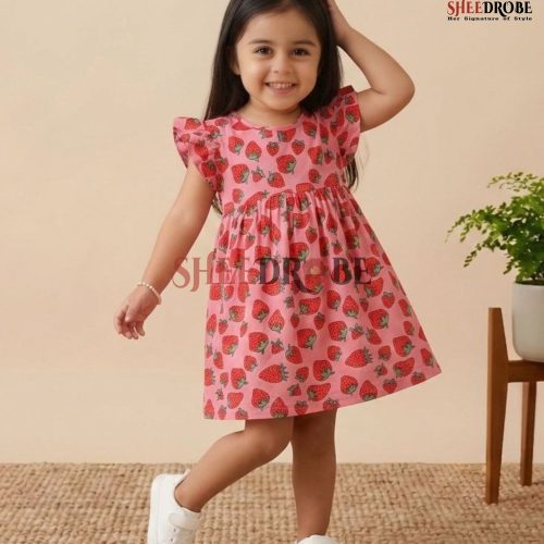Baby Girls Frock – China Soft Linen Dress for Baby & Kids