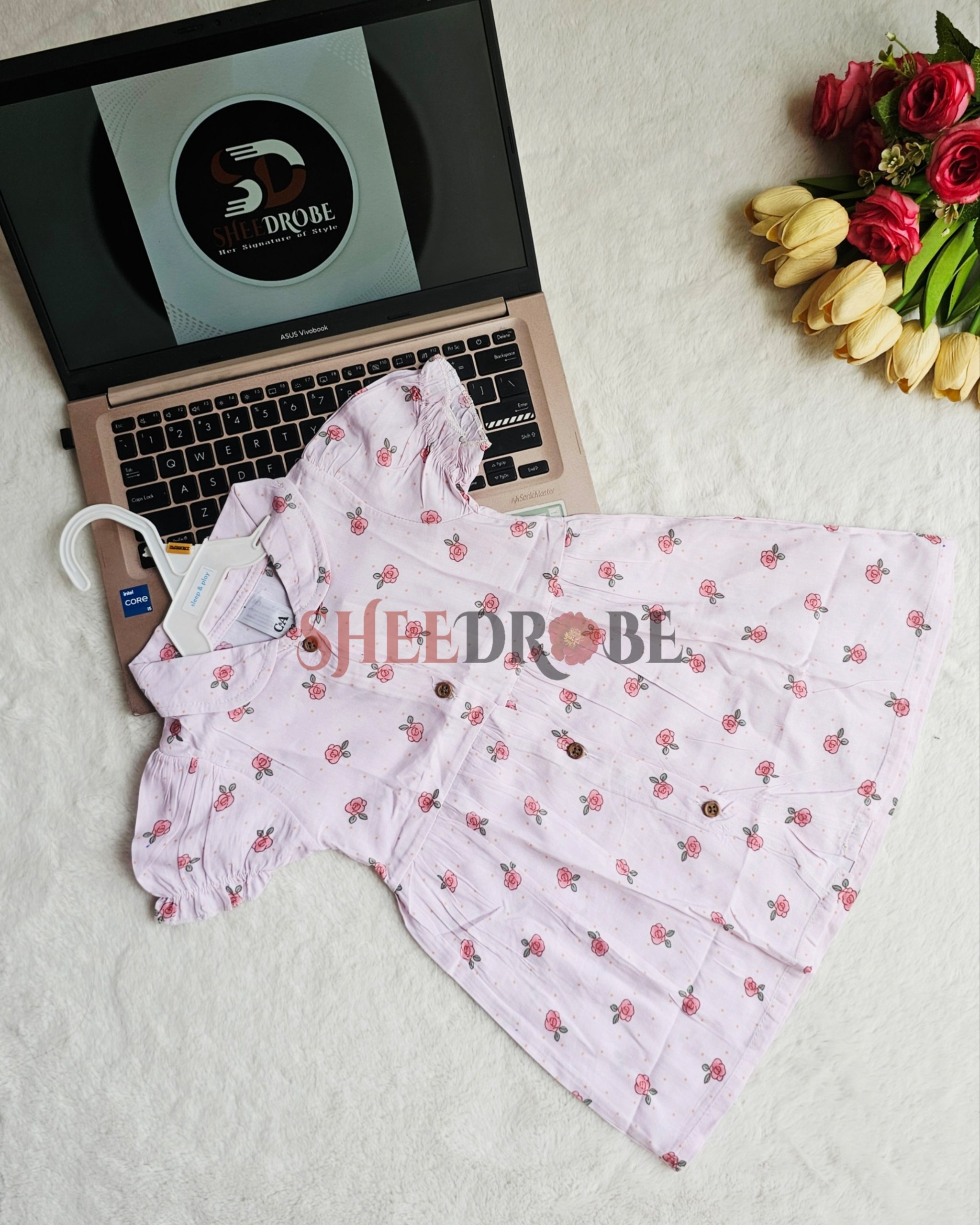 Baby Girls Frock β China Soft Linen Dress for Baby & Kids - Image 3