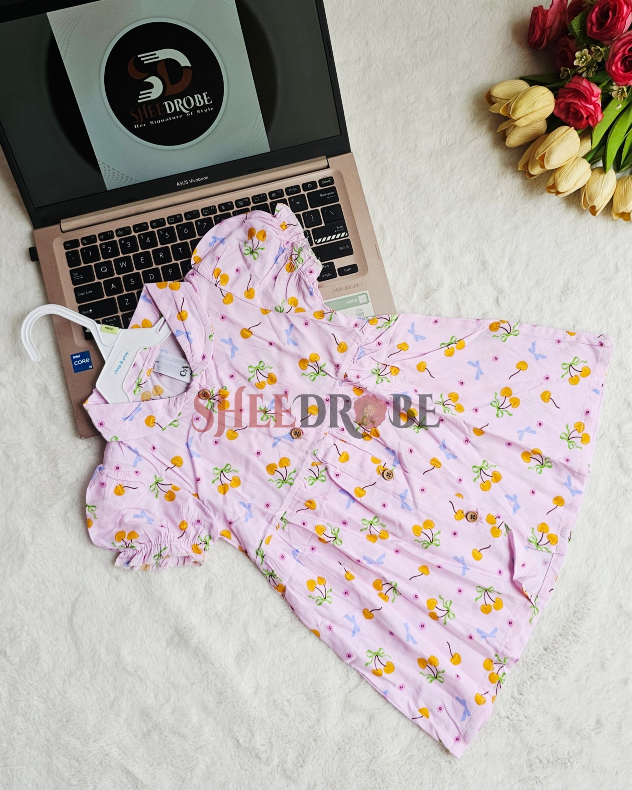 Baby Girls Frock β China Soft Linen Dress for Baby & Kids - Image 3