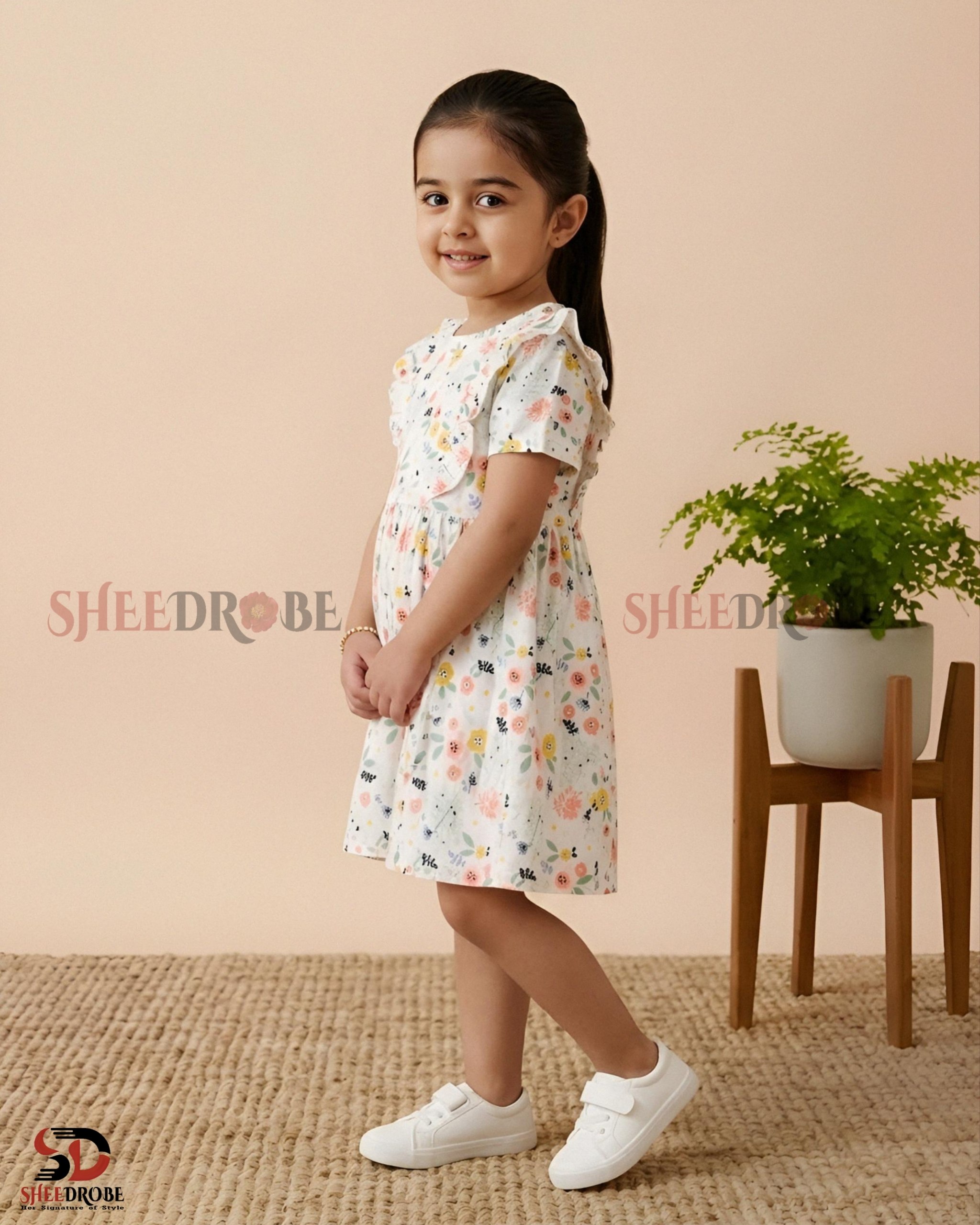 Baby Girls Frock β China Soft Linen Dress for Baby & Kids - Image 2