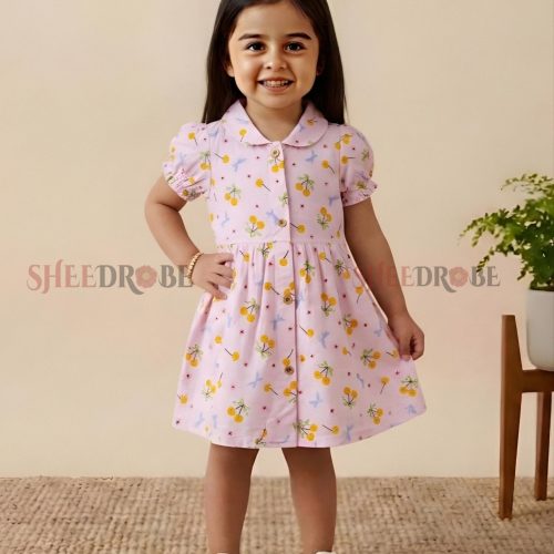 Baby Girls Frock – China Soft Linen Dress for Baby & Kids